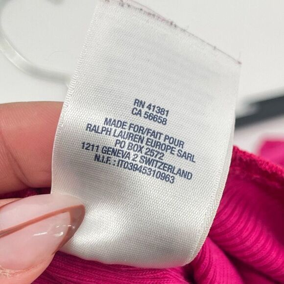 Ralph Lauren Girl’s Pink Sleeveless 100% Cotton Tiered Dress Size 4/5 - Picture 13 of 15